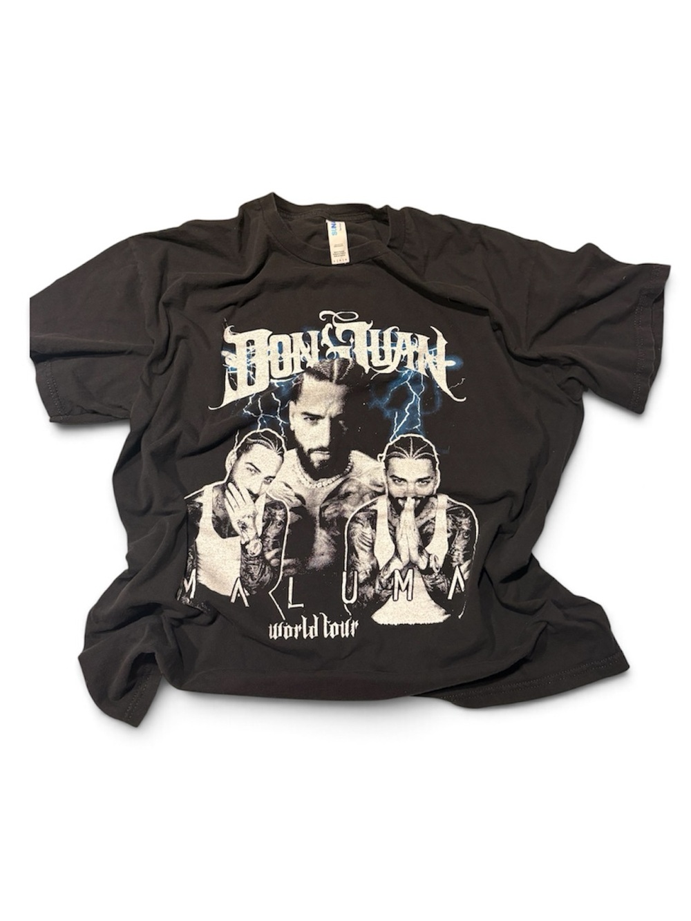 Don Juan Black Graphic Band Tour T-Shirt